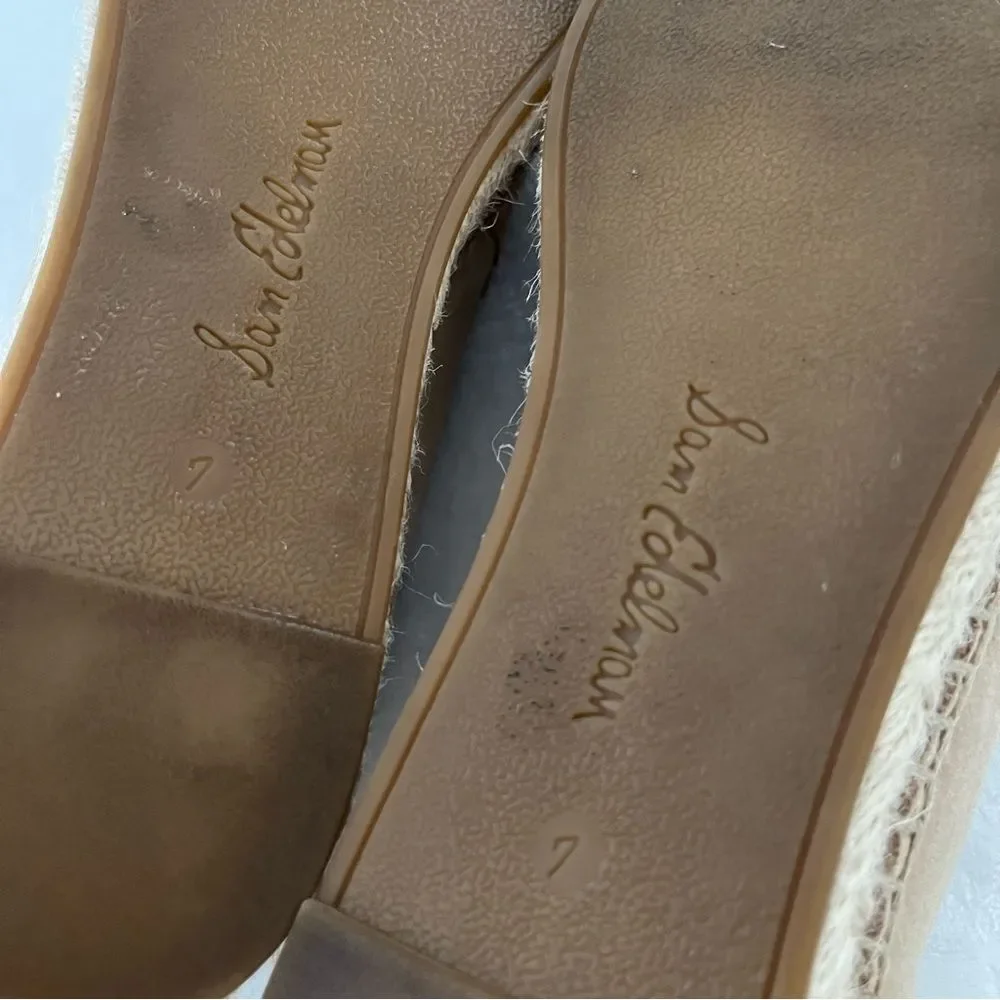Sam Edelman Tan Espadrille Flats - Picture 10 of 12